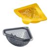 2 Peças Peneira Magnética Triangular para Ralo de Pia, Filtro de Resíduos de Alimentos para Cozinha com Fundo de Rosca, Suporte de Esponja à Prova de Ferrugem, Organizador de Canto de Pia, Casa