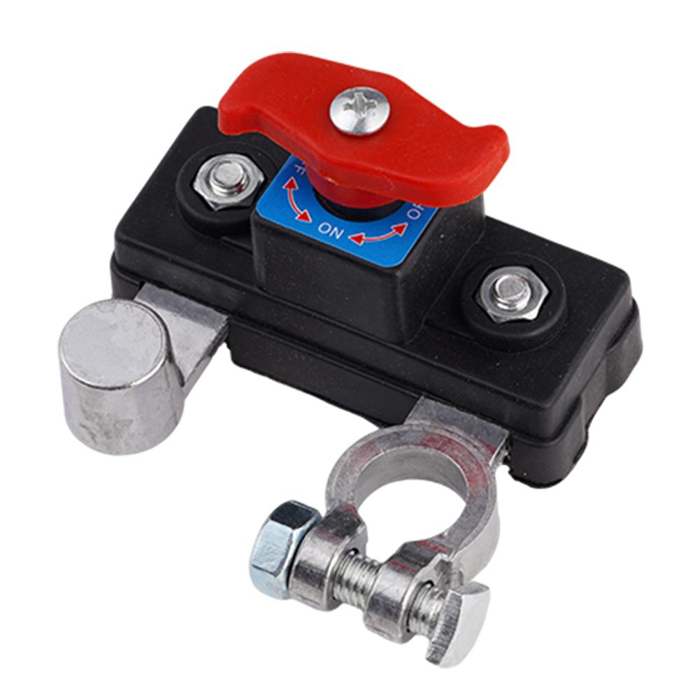 Dual Voltage Battery Master Cut Off Switch 12/24V Zinc Alloy Structure Negative Pole Disconnect Tool Free Knob PCB Design