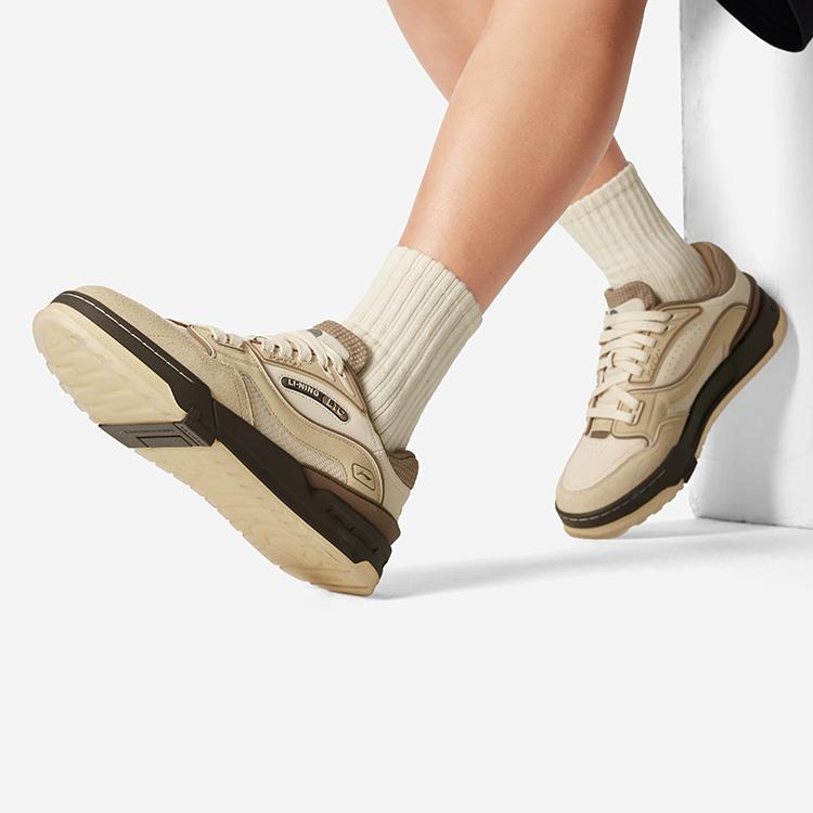Li Ning 001 BTC 3 Rutschfest Dämpfung Abriebfest Leicht Niedrig geschnitten Skateboard Schuhe Unisex AGCV281-3