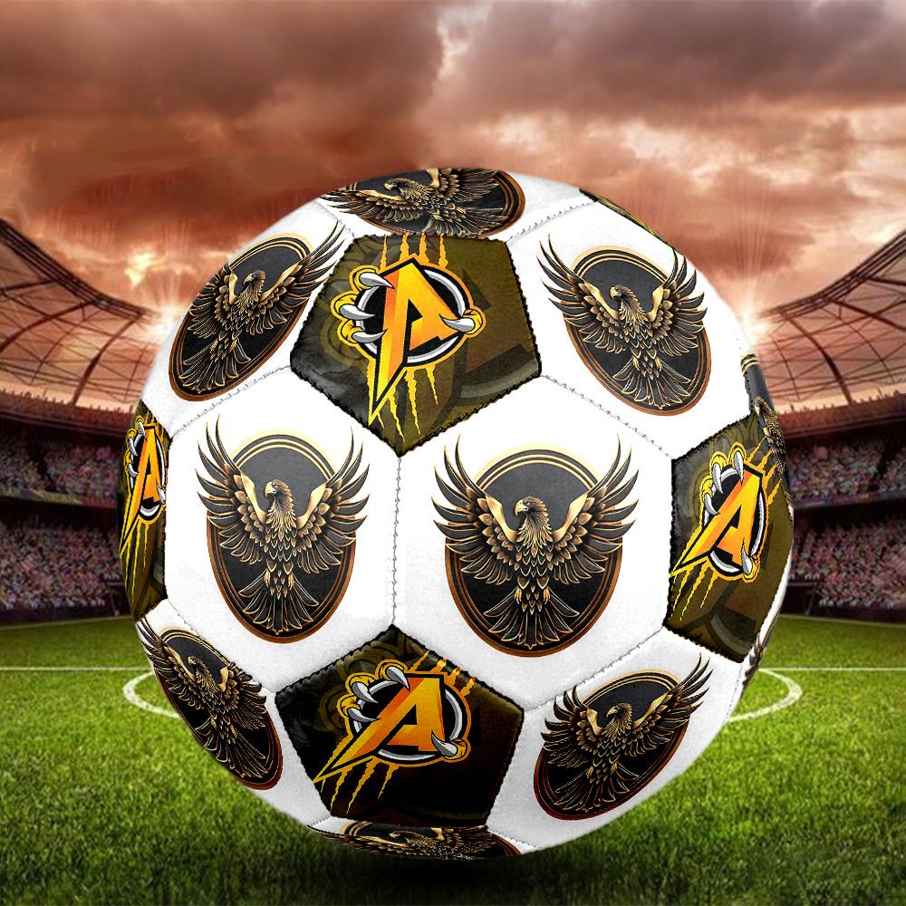 1PC Eagle Emblem Lion Power Symbol Soccer Ball Size 5 Football Machine Sewn Indoor/Outdoor Universal Football Surprise Collection n58