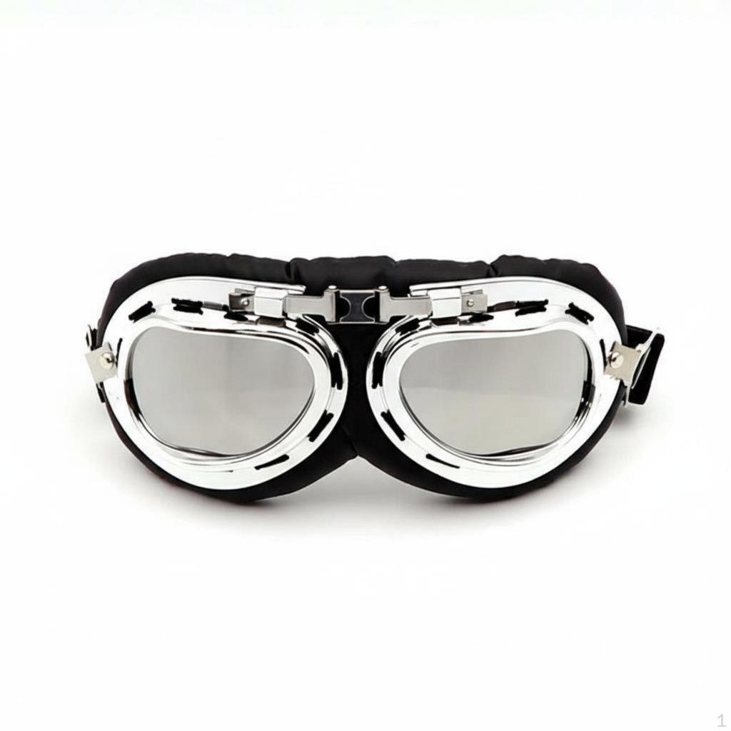 Motorcycle Goggles DustResistant Wind Resistant Riding Adjustable Strap Protect Ed Eyewear