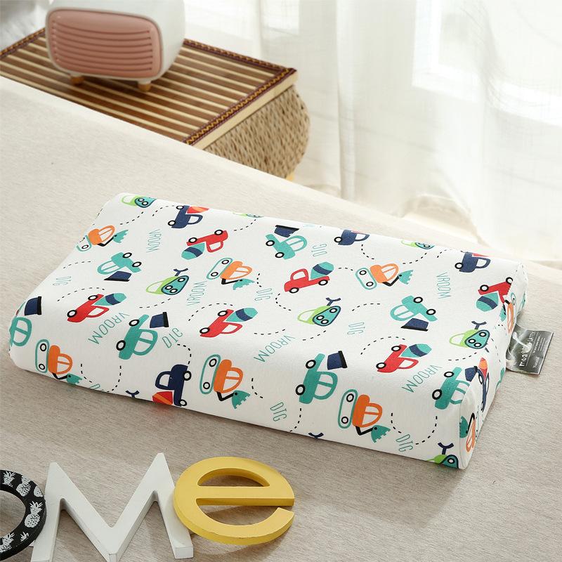 Pernă Naturală din Latex pentru Copii Thailanda Pernă Nouă de Desene Animate pentru Sugari Pernă de Gât pentru Dormitorul Studenților