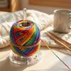 Plastic Yarn Axis Frame Portable Rotatable Knitting Tool Anti-tangle Detachable Yarn Ball Spool Portable Crafting