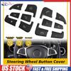 For Benz C GLC Class 2015-2018 Black Steering Wheel Button Fix Cover Decoration