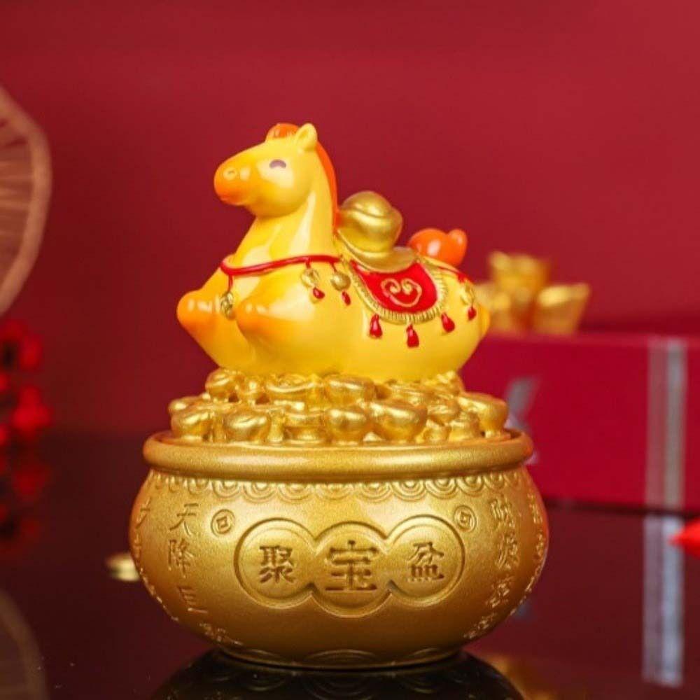 Resin Zodiac Horse Figurines Table Decoration Horse Figures Ornament Housewarming Gift