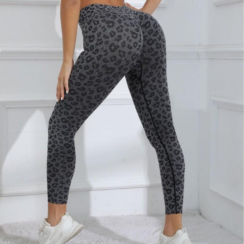 High Waist 9/10 Length Seamless Yoga Pants Women Tummy Control Butt Lifting Stretchy Nylon Spandex Leggings