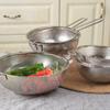 Stainless Steel Colander Basket Rice Wash Strainer Fruit Vegetable Drainage Sieve Pasta Washer Food Rinser Kitchen Strainer