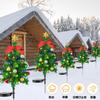 Christmas Tree Solar Garden Christmas Illumination Automatic Christmas LED Solar Garden Creating Ambience of HY-MS Lights, Lights, Outdoor,