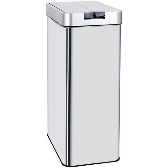 KITCHEN MOVE Poubelle Automatique SILVERLAKE - 70L - Inox Avec Cerclage