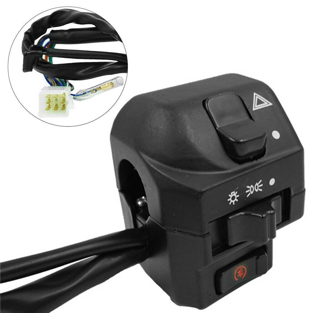 1 Set of 2pcs Motorcycle Switch Assembly Handle Bar Indicator Control