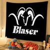 Blaser Logo Tapestry Art Printing Japanese Wall Tapestry Anime Wall Hanging Home Decor