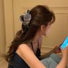 Cloth Butterfly Orchid Hair Clip Pearl Bohemian Style Hairpin Cute Flower Shark Clip  Holiday