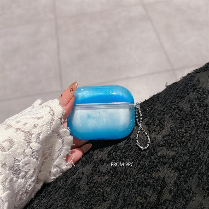 

Fashion Luminous Quicksand Earphone Case Cover for AirPods 2 4 Pro 3 Airpod Moving Sand Headphone Funda Shiny Hard Bag for AirPods 4