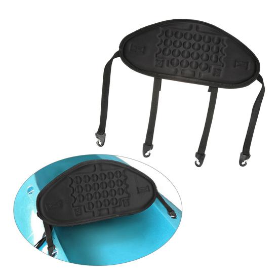 EVA Padded Kayak Backrest Ergonomic Adjustable Strap High Density Universal Canoeing Kayaking Rafting Boat Back Support Cushion