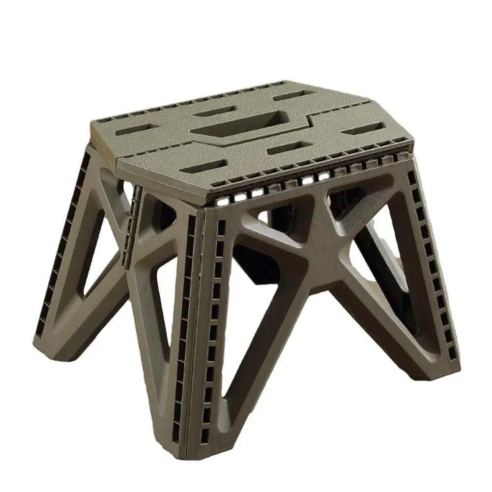 Folding Stool Portable Household Plastic Small Stool Outdoor Fishing Camping Matzah Stool Stall Children Small Bench