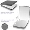 Mini LED Makeup Mirror Portable Vanity Mirrors with Light 1X 2X Magnifying Pocket Mirror Foldable Cosmetic Vanity Mirrors