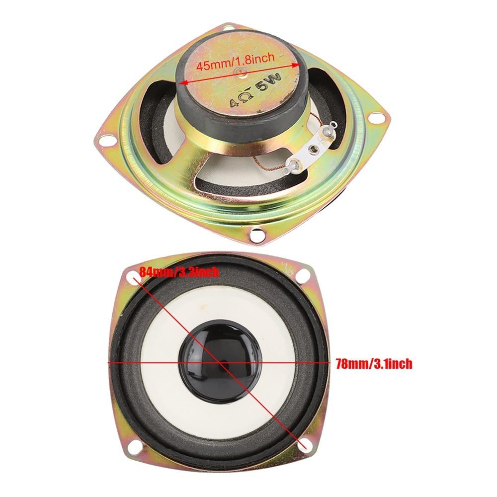 Composant Audio Mini Haut-parleur Pleine Fréquence 3 Pouces 4ohm 5W Haut-parleur Woofer Haut-parleur Systèmes Audio