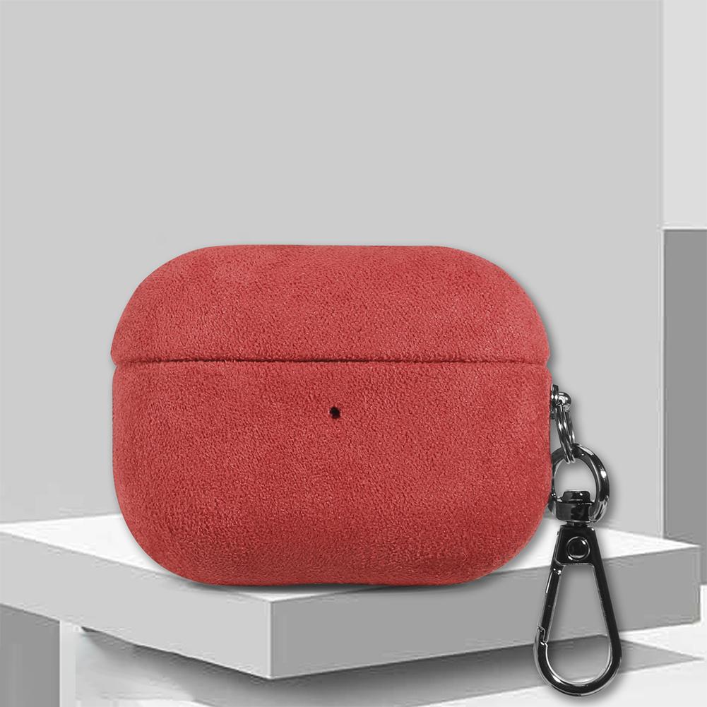 For Airpods Pro 2 Airpods Pro 3 Airpods 4 3 Case Retro Suede Leather Earphone Case Luxury Artificial Leather All Inclusive Case