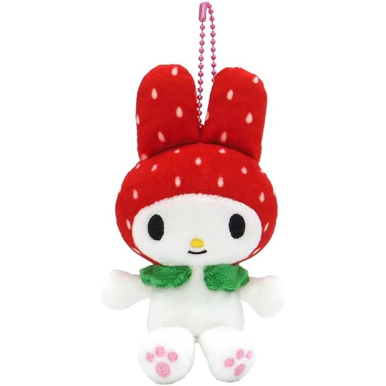 Корпорация Nakajima Коллекция талисманов My Melody Kuromi My Melody Клубника 207920-25 В13 x Ш7.5 x Г6см
