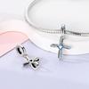 Original Charms Beads Pendants 925 Silver Classic Angel Cross Charm Fit Bracelets DIY Fashion Jewelry Making for Women