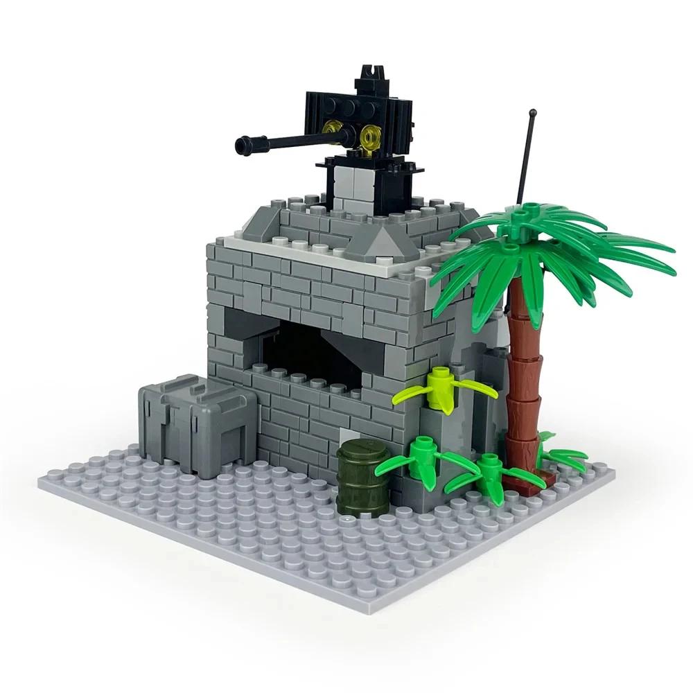 Field Sentry Tower Combat Command Center Building Blocks - Small Particles Accessories - Assembled Children's Model Toys