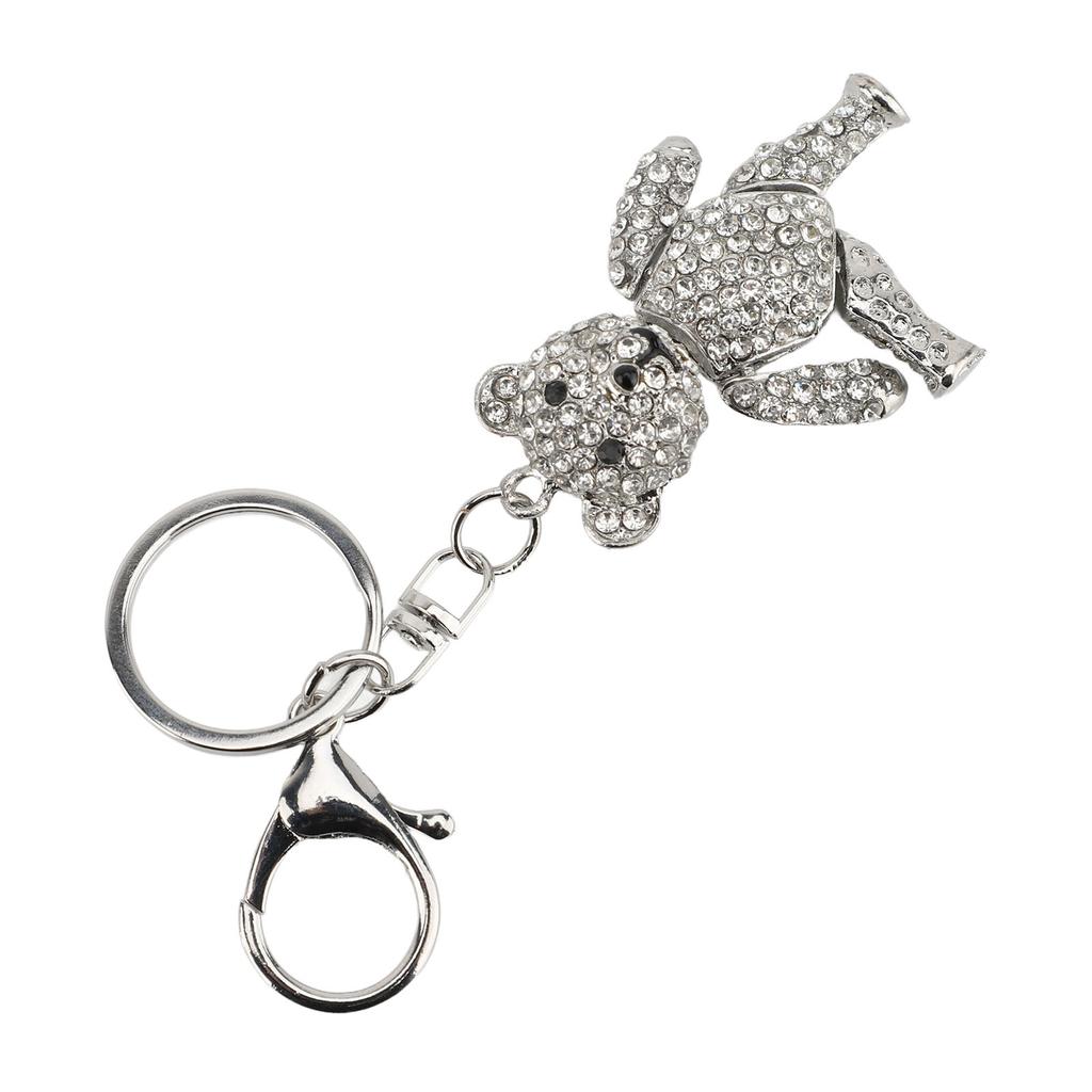 Keychain Artificial   Pendant Keychain Rhinestone Car Key Keychain For Bags Wallets Backpacks