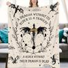 VIKAMA Fantasy Dragon Blanket Soft Home Bedroom Sofa Blanket Outdoor Camping Picnic Blanket Home Decoration Cover Blanket