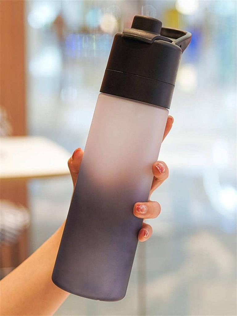 1PC 650ml girl's water bottle Outdoor sports fitness water cup Large capacity spray bottle beverage travel bottle