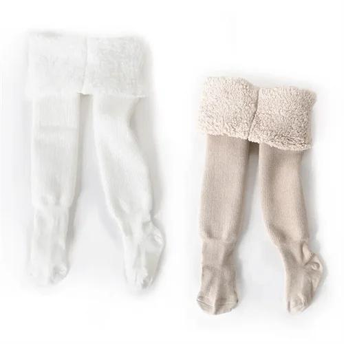 2Pairs/set Children's Tights for Girls Winter Thick Casual Cotton Toddler Baby Girl Pantyhose Snow Keep Warm Kids Tight 0-8Years