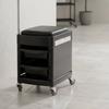 Salon Trolley Stool Swivel Casters Commercial Storage Multi-Purpose for Stylists