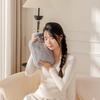 Large Hot Water Bottle with Zipper, Plush, Detachable, Simple Design, Large Capacity, Specifically for Warming Feet and Bed