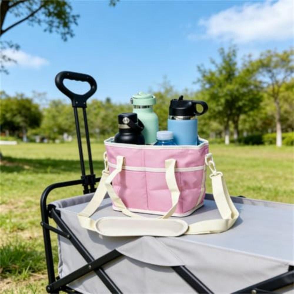 With Adjustable Strap Drink Bag Multiple Carrier Cup Stand for Hiking Walking Sports Outings
