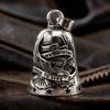 Small Size Motorcycle Guardian Bell Live to Ride Biker Good Luck Charm Evil Spirit Trap Bell  Men