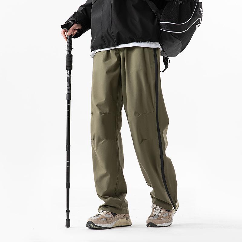 Functional shock pants men's spring and autumn outdoor windproof waterproof fashion straight high street casual long pants