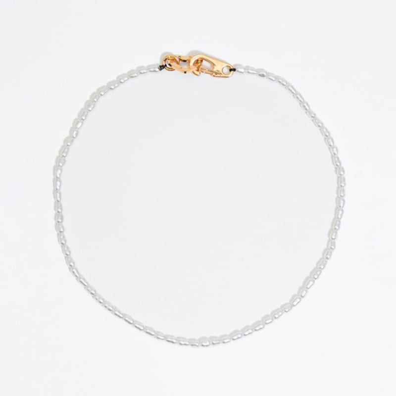 BIMBA Y LOLA BIMBA Y LOLA Heart Logo Pearl Necklace B255AIU001GOF