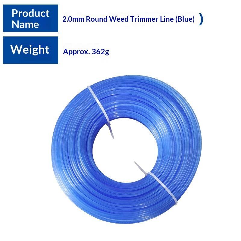 Applicable Lawn Mower Mowing Rope Round 1.6 Blue/green/orange Round 100m Lawn Rope