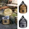 High Quality Oxford Cloth Picnic Bag 9/14L Cylindrical Dinnerware Organizer Waterproof Bowl Cups Container BBQ