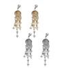Temperament  Pendant Earring Elegant Jellyfish Tassels Charm Earrings Fashion Small Hoop Earrings Party Jewelry