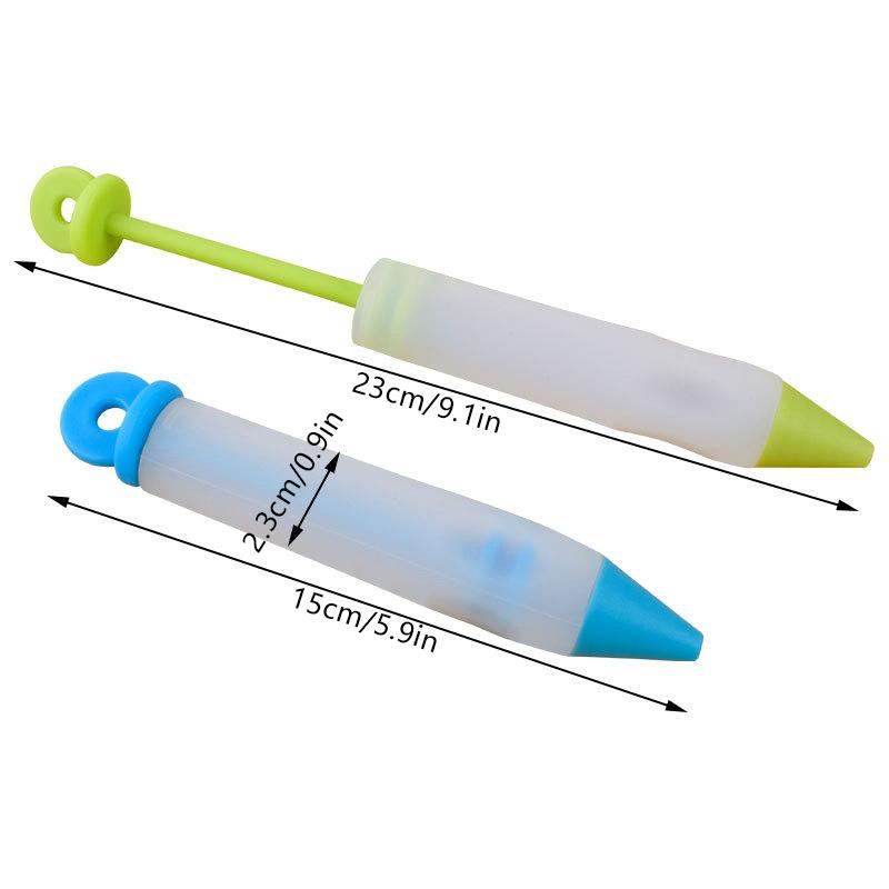 Silicone Food Writing Pen Chocolate Decorating Tools Cream Cup Cake Mold Cream Cup Cookie Icing Piping Pastry Nozzles