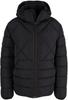 Mid-season Jacket Tom Tailor Regular Fit Puffer Jacket with Waffle Texture (1032484) Black