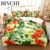 Schöne Blumen Bettwäsche Kollektion Blumen Bettbezug Kollektion 3D Bettwäsche Digitaldruck Queen Size Modisches Design