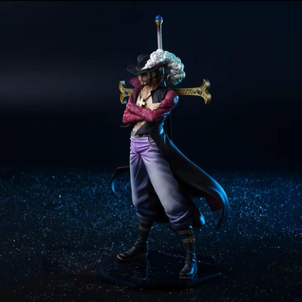 Anime One Piece Mihawk Dracule Hawk Eye Action Figure Statue Model Collection Toy Doll Christmas Gift