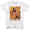 Janis Joplin Woodstock Trippy Background Men's T Shirt Rock & Soul Music Merch