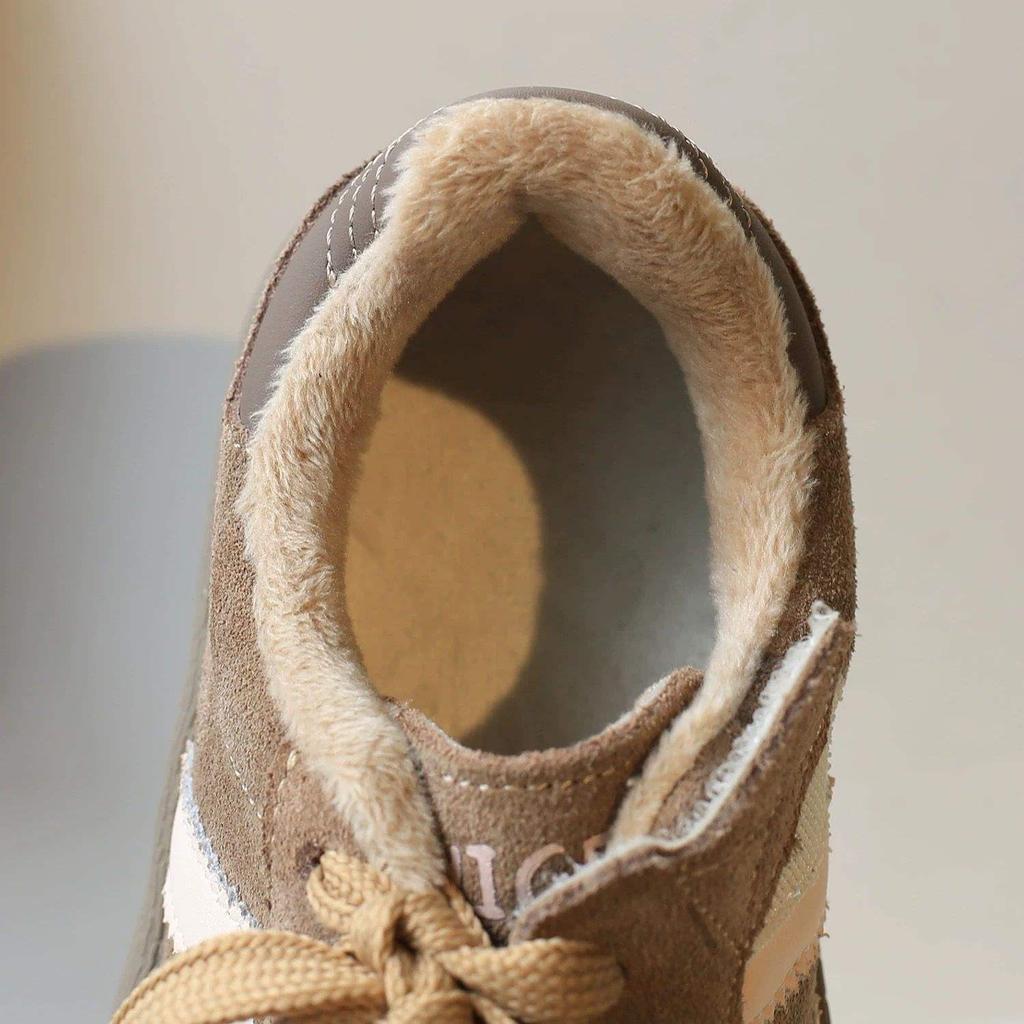 Girls' sports shoes autumn and winter 2025 new children's velvet two cotton shoes women's treasure winter moral training shoes boys' casual shoes