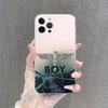 Fashion Brand B-Boy L-London Transparent Soft Phone Case For IPhone 15 12 14 16 17 13 Plus 11 Pro Max 13 Pro