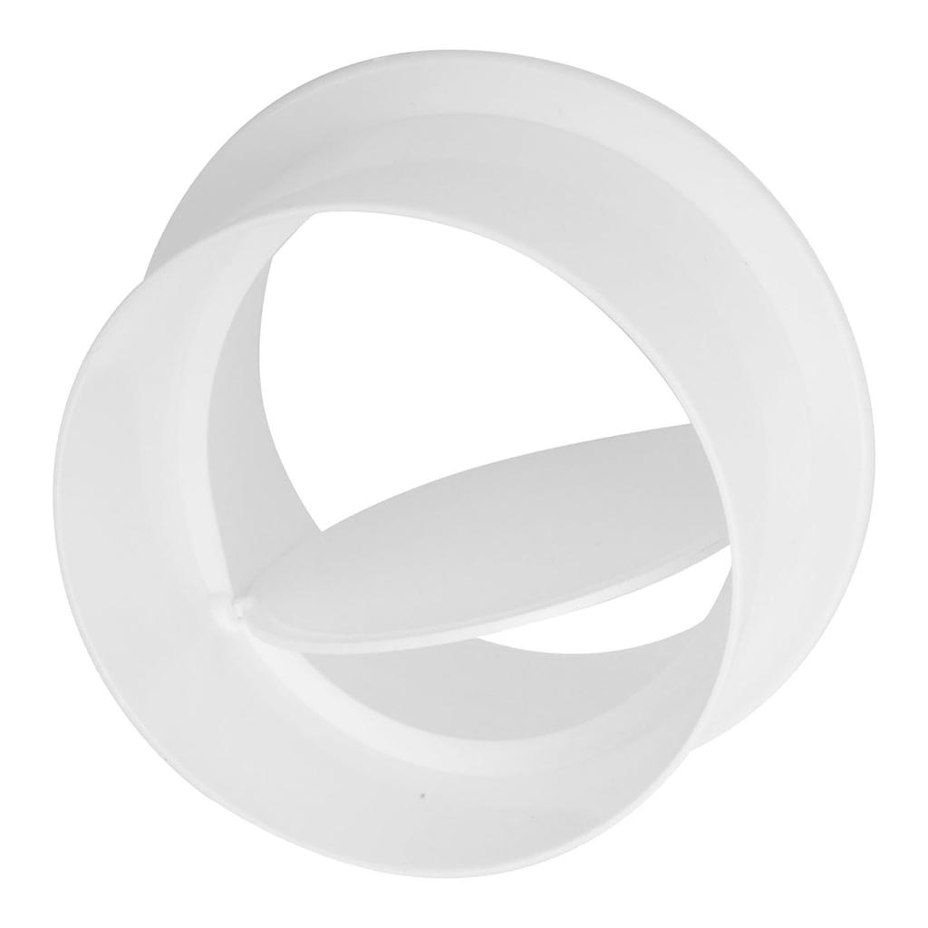 4in Back Draft Damper ABS Plastic Accessories for Extractor Fan Vent Back Draught Shutter