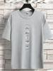 Unisexs Astronomy T Shirt Vertical Moon Phases Minimal Space Graphic Print Short Sleeve Crew Neck Casual Cotton Male Tee