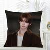 Casual Kpop Idol Fans Gift of HHANJIN Cushion Cover Daily Washable Linen Pillowcase Soft  for Sofa Bed Home Room Decor