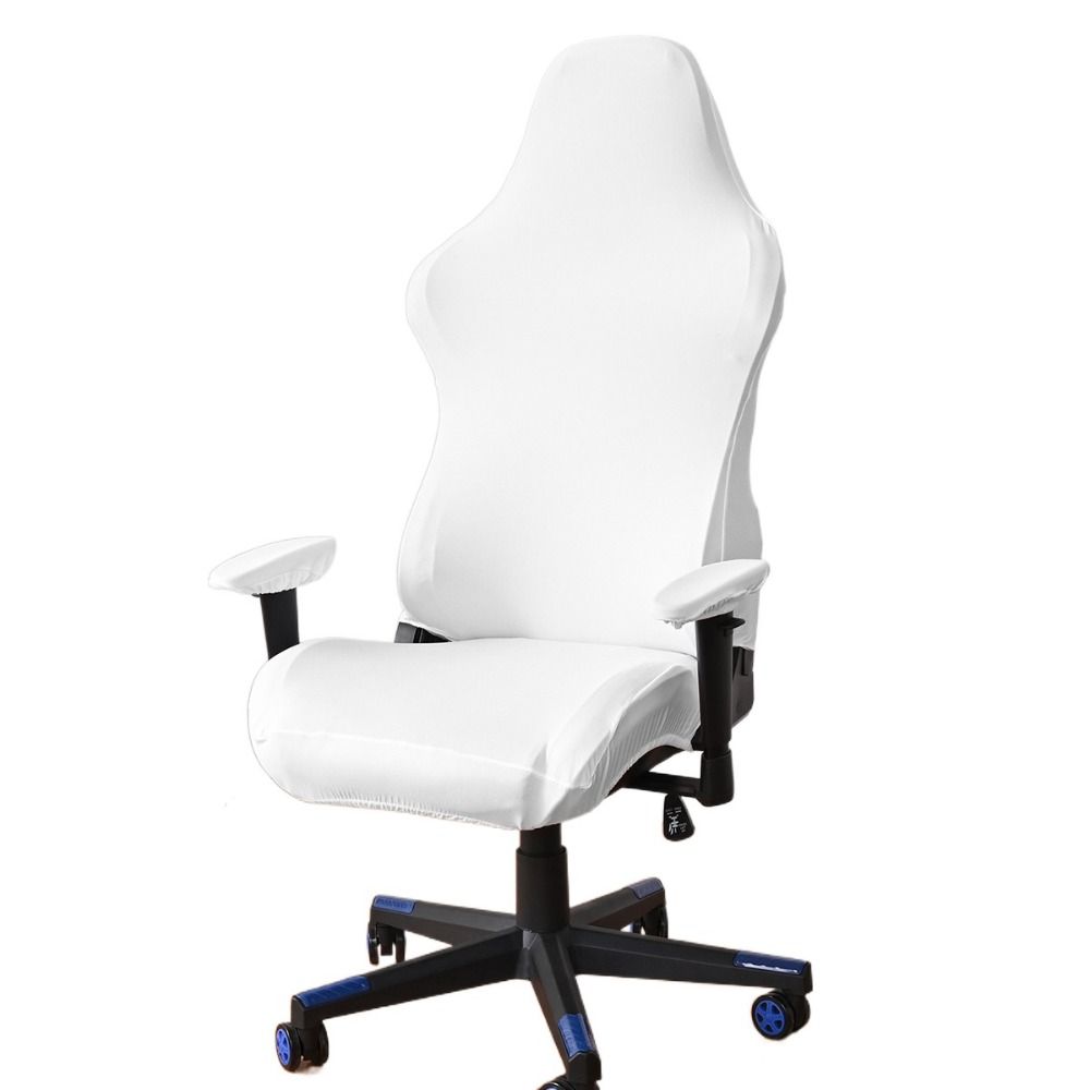 Solid Color Gaming Chair Cover Elastic Seat Cover Washable Protector Cover  Office Chair