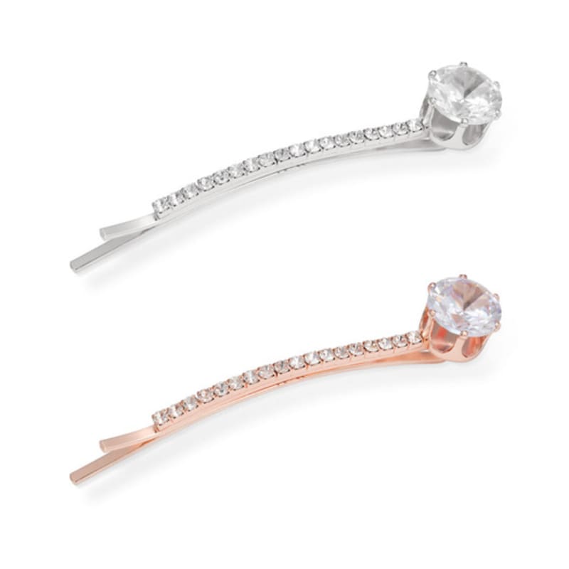 

ELLEHAIR Round Point Hairpin ELHP035 white